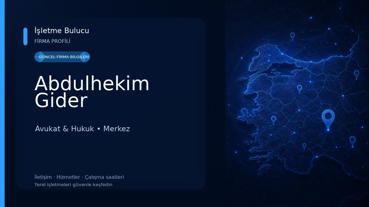 Abdulhekim Gider