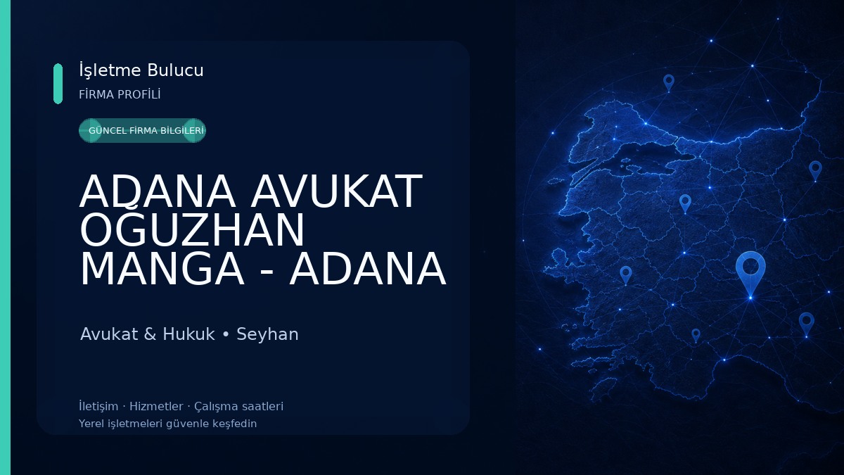 ADANA AVUKAT OĞUZHAN MANGA - ADANA CEZA AVUKATI, ADANA BOŞANMA AVUKATI, ADANA İCRA,ADANA İŞÇİ, ADANA MİRAS | ADANA AVUKAT |