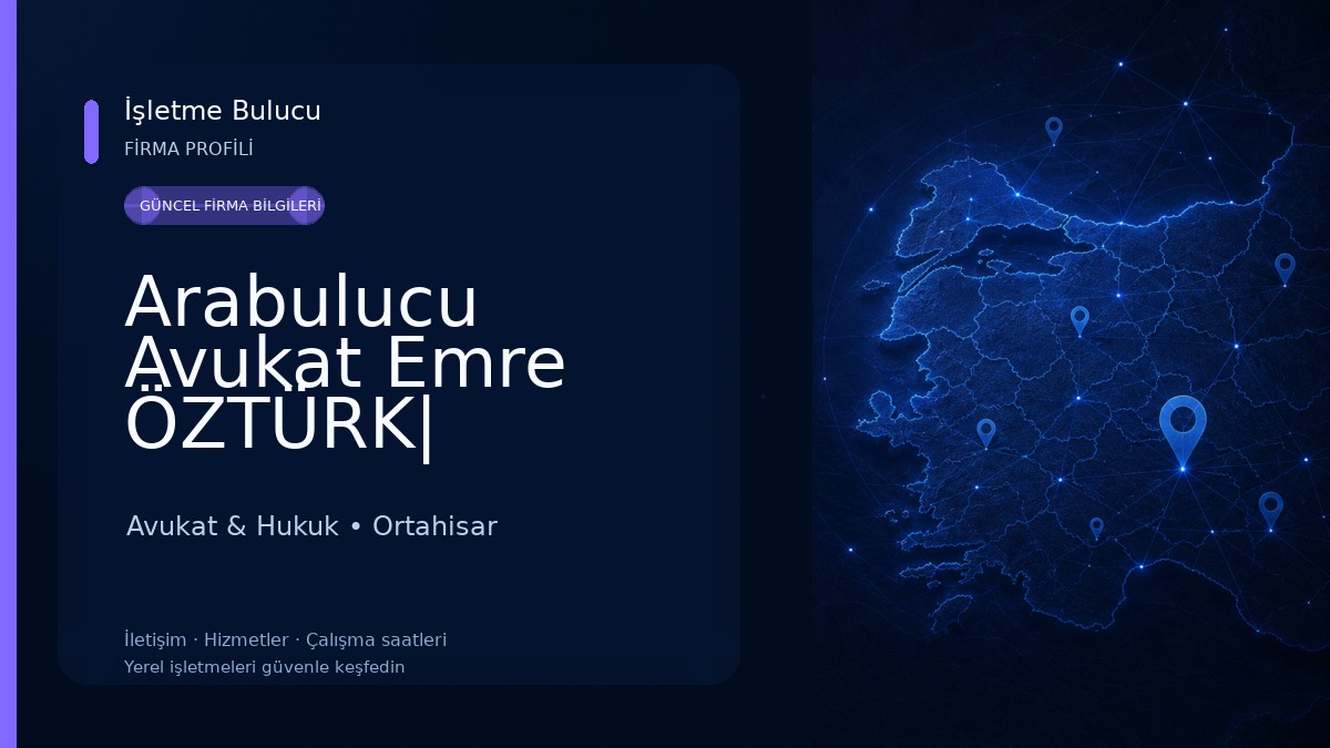 Arabulucu Avukat Emre ÖZTÜRK| TRABZON