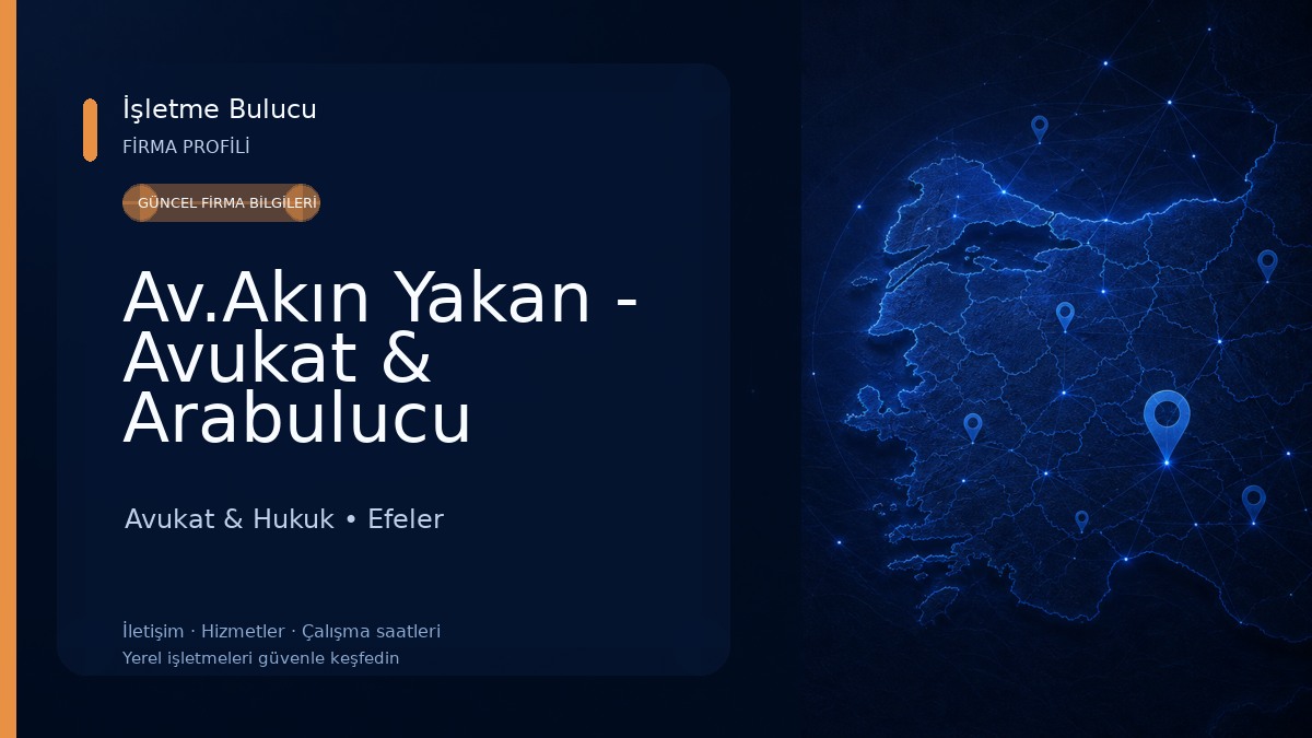 Av.Akın Yakan - Avukat & Arabulucu