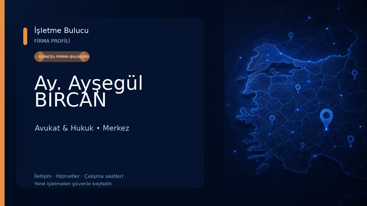 Av. Ayşegül BİRCAN