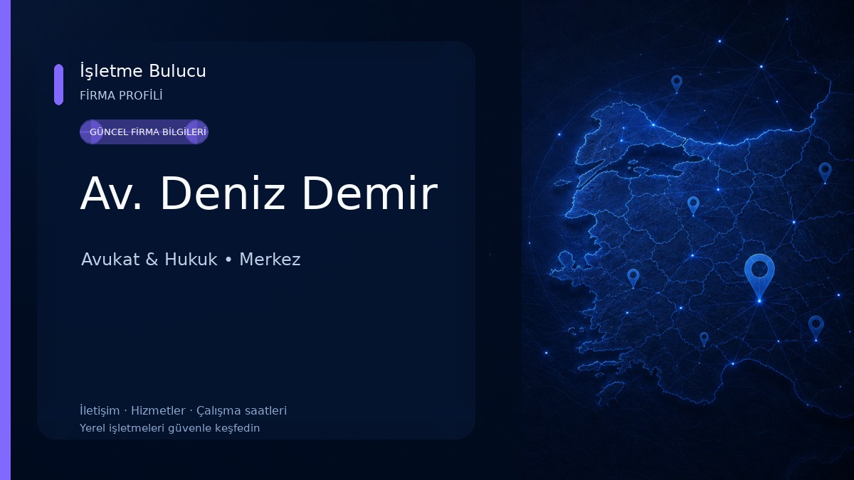 Av. Deniz Demir