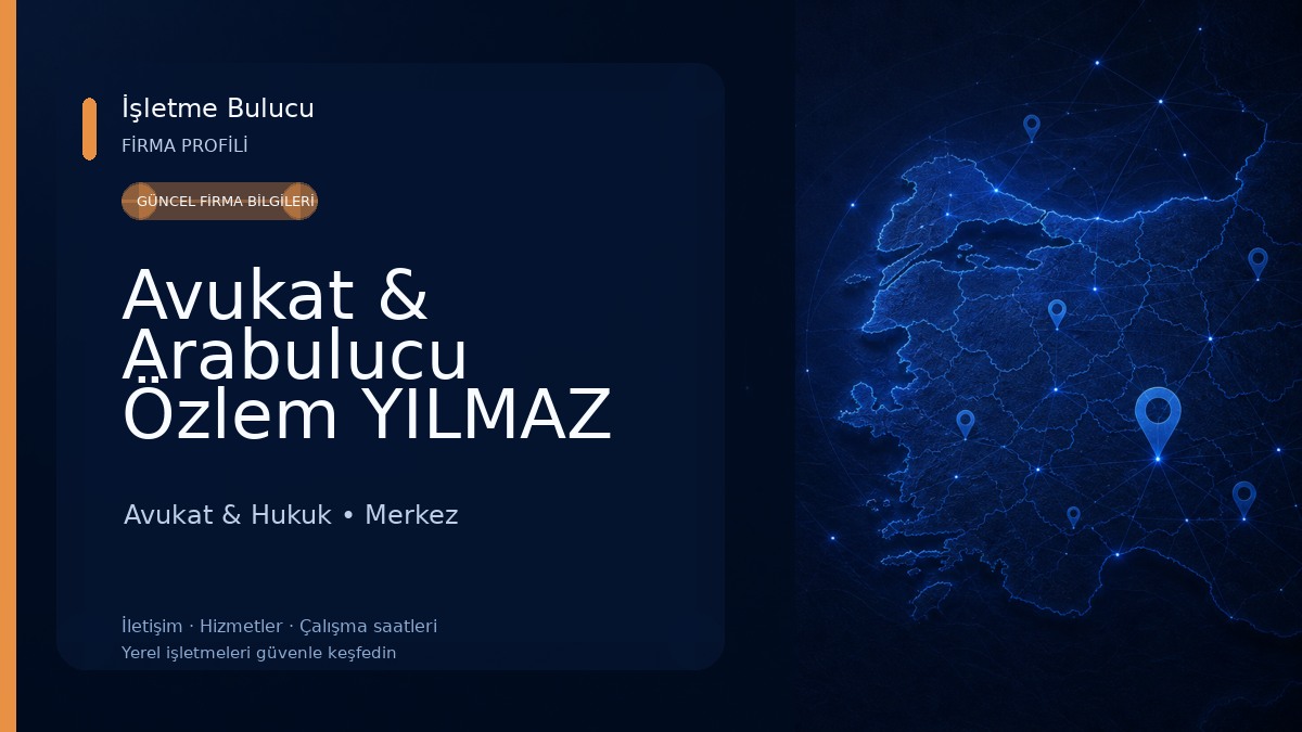 Avukat & Arabulucu Özlem YILMAZ PEKSÜSLÜ