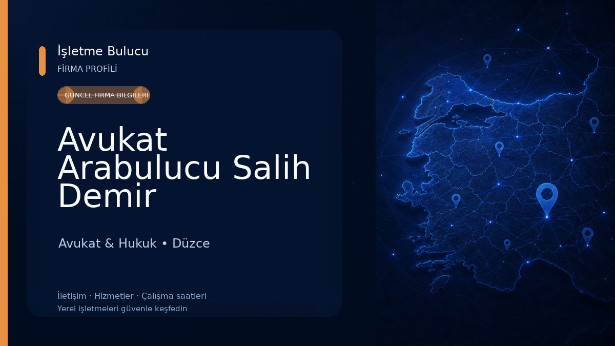 Avukat Arabulucu Salih Demir
