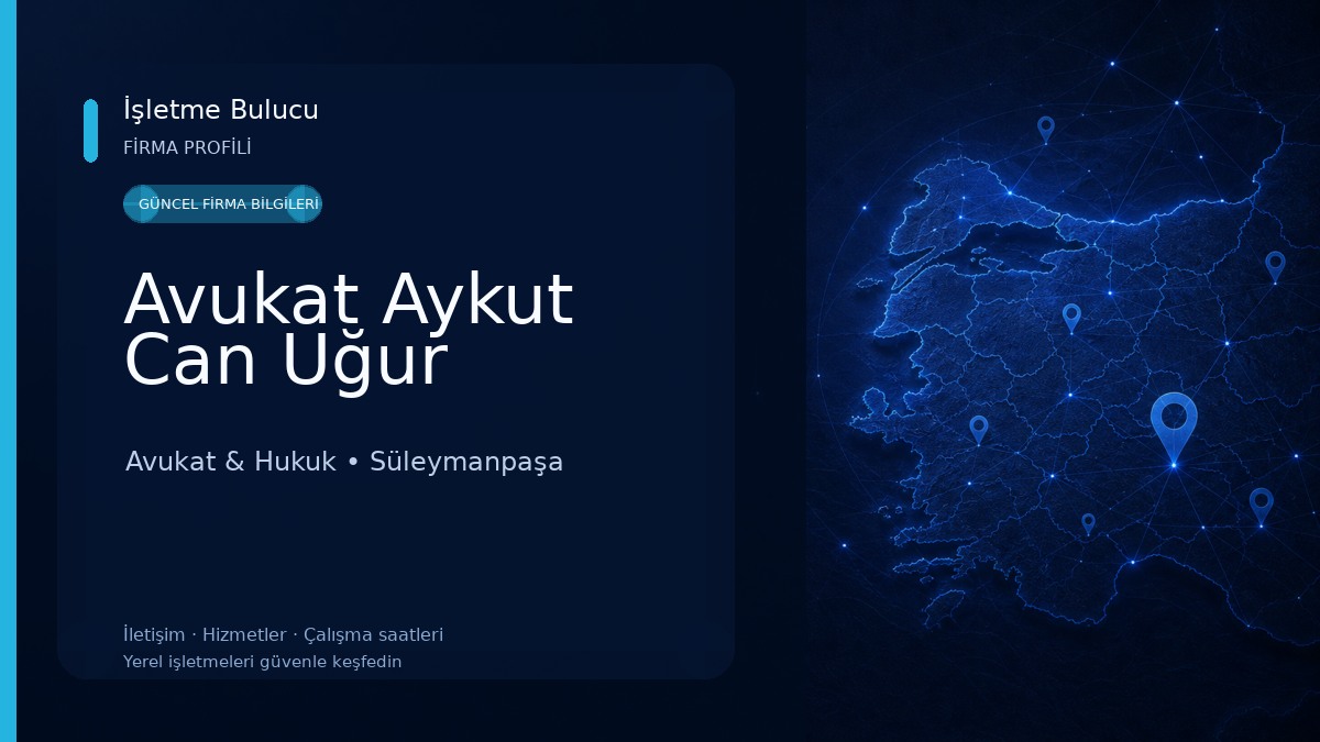 Avukat Aykut Can Uğur