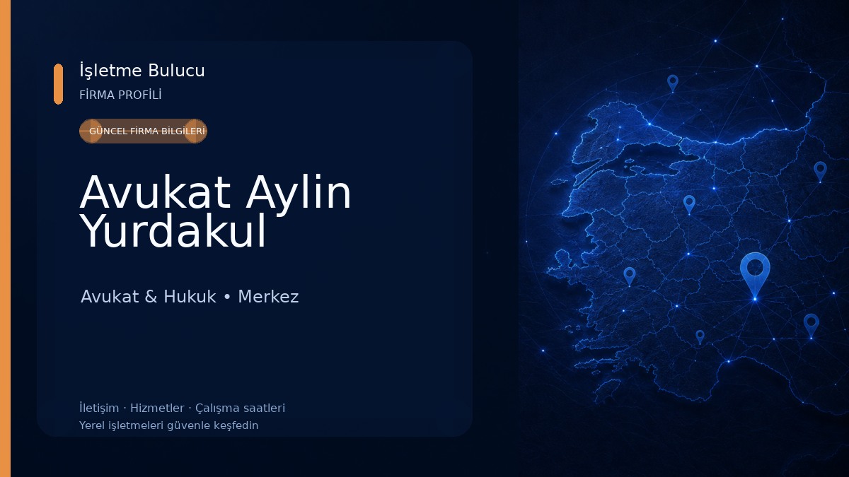Avukat Aylin Yurdakul