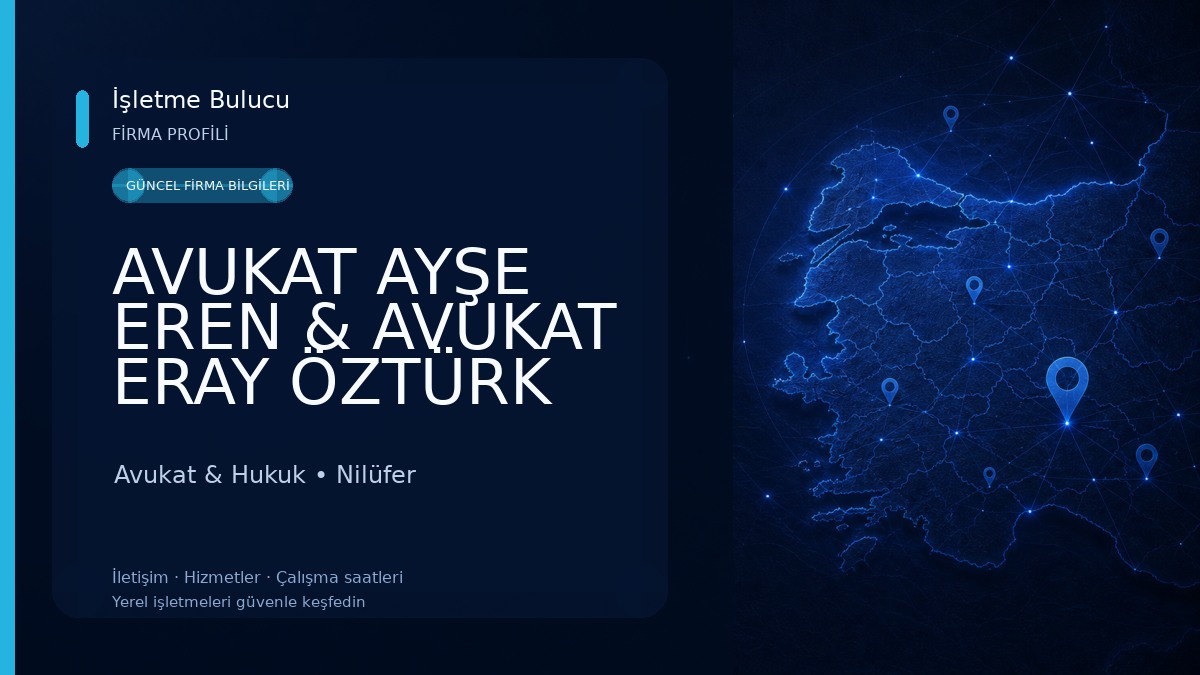 AVUKAT AYŞE EREN & AVUKAT ERAY ÖZTÜRK Avukatlık Ofisi | Boşanma Avukatı | Bursa
