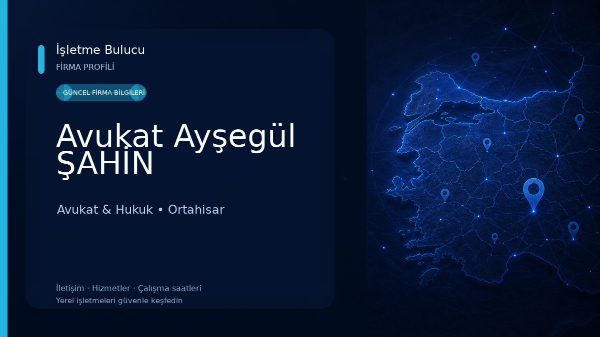 Avukat Ayşegül ŞAHİN