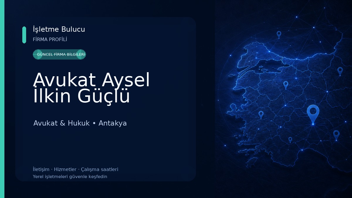 Avukat Aysel İlkin Güçlü