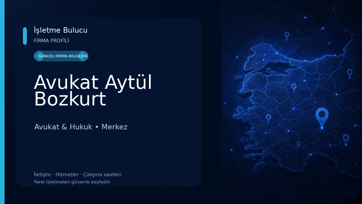 Avukat Aytül Bozkurt