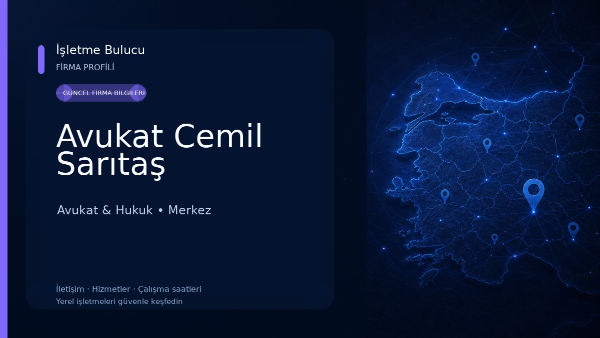 Avukat Cemil Sarıtaş