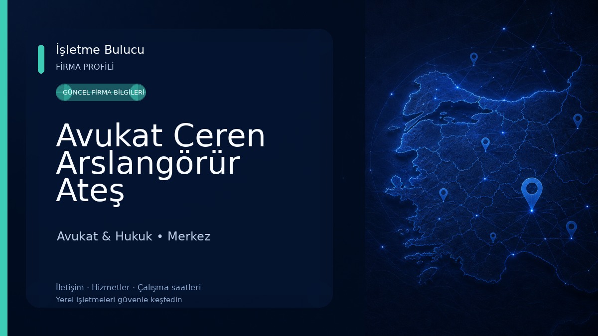 Avukat Ceren Arslangörür Ateş