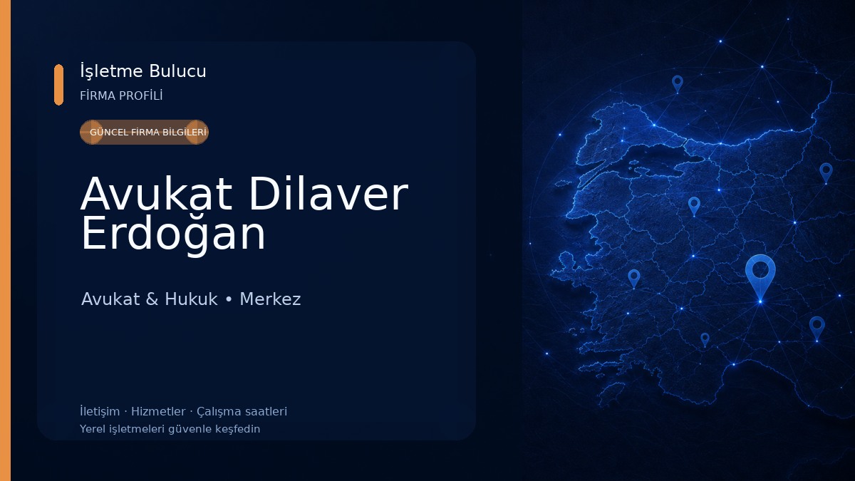 Avukat Dilaver Erdoğan