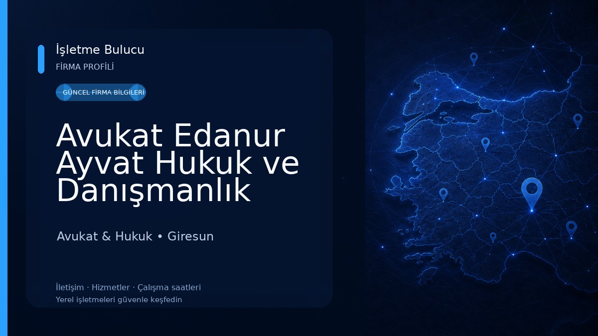 Avukat Edanur Ayvat Hukuk ve Danışmanlık