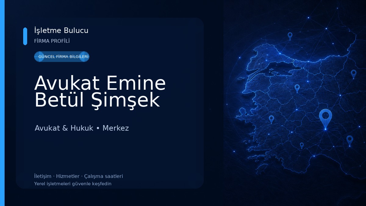 Avukat Emine Betül Şimşek