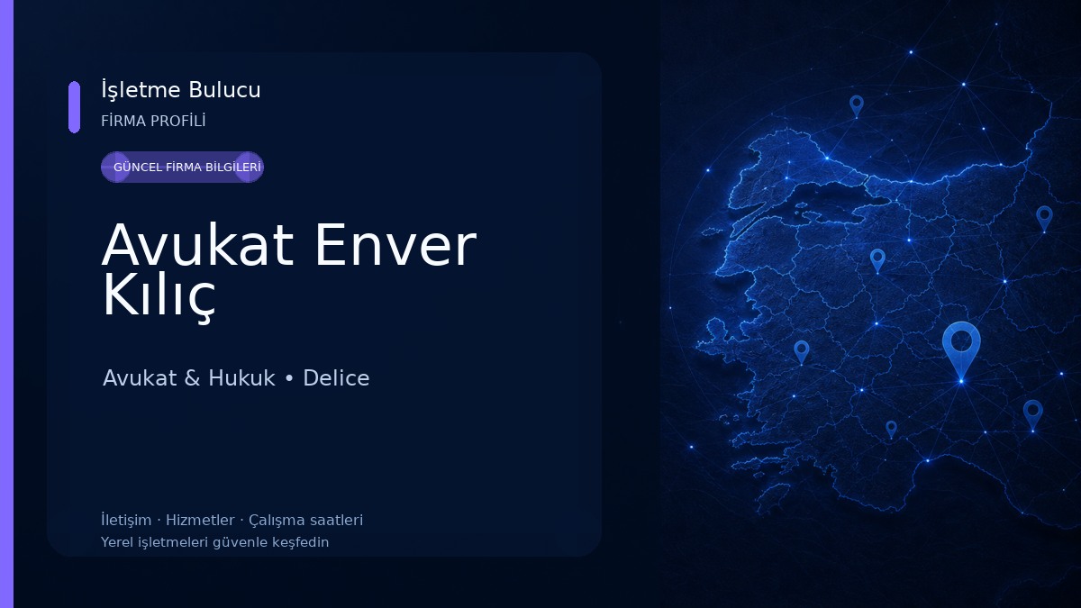 Avukat Enver Kılıç