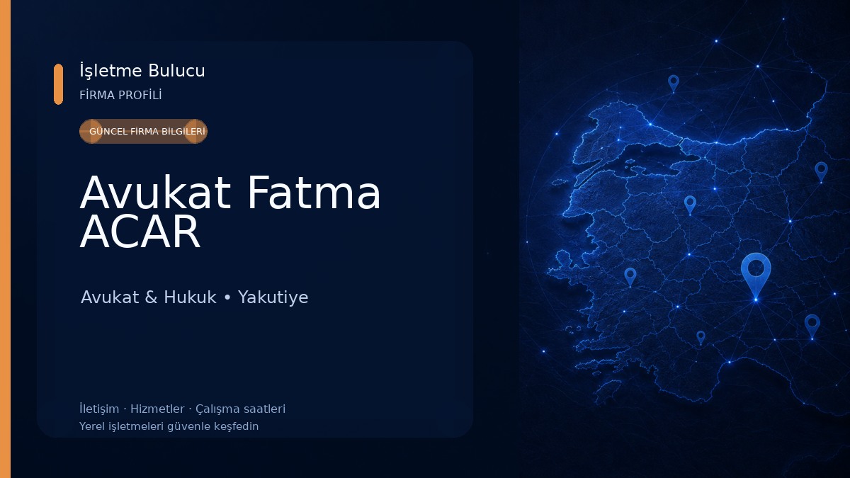 Avukat Fatma ACAR