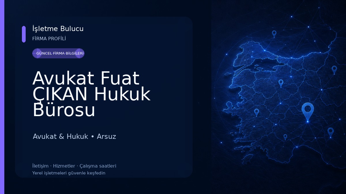 Avukat Fuat ÇIKAN Hukuk Bürosu