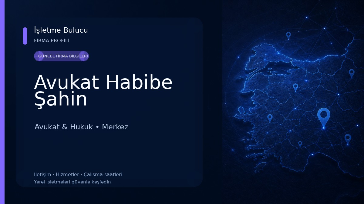 Avukat Habibe Şahin