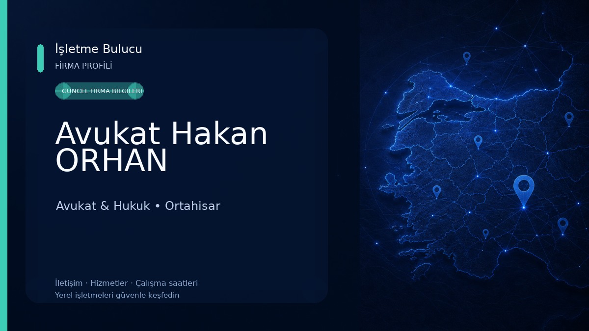 Avukat Hakan ORHAN