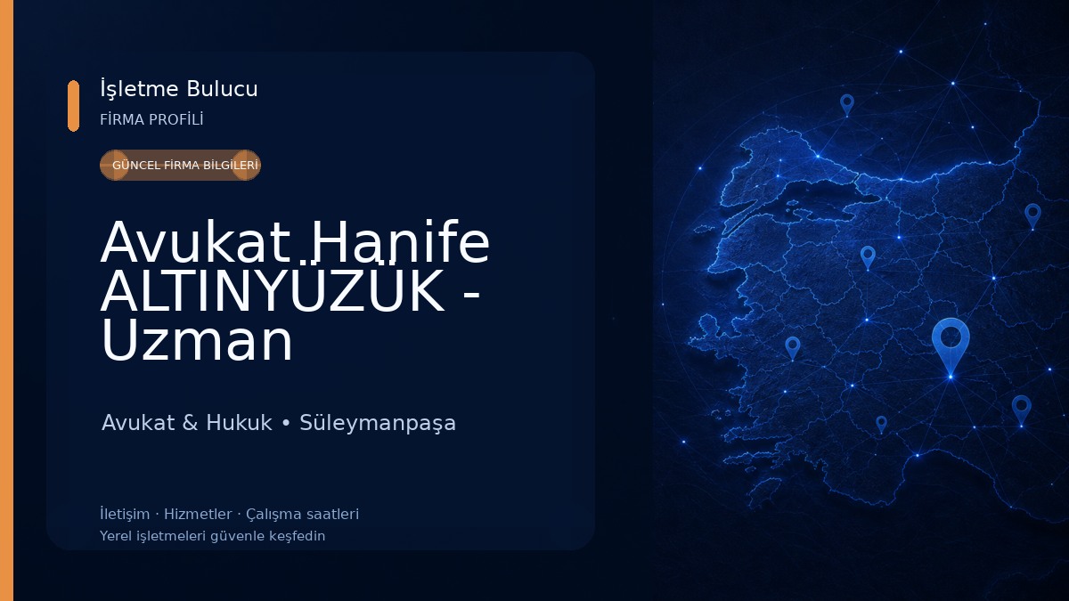 Avukat Hanife ALTINYÜZÜK - Uzman Arabulucu