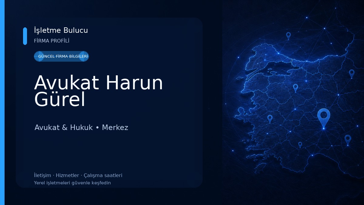 Avukat Harun Gürel