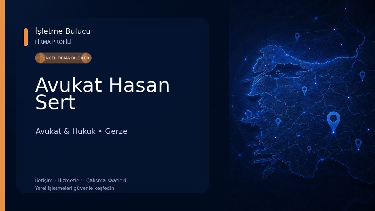 Avukat Hasan Sert