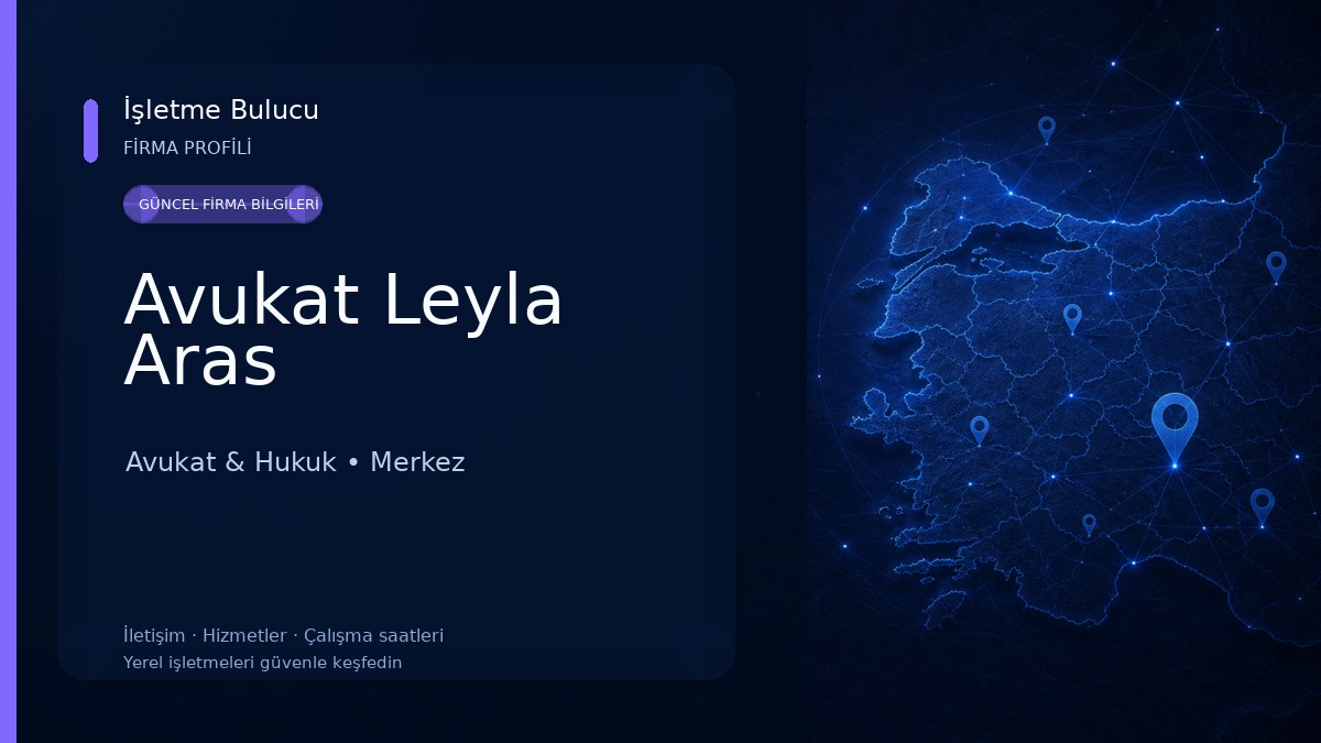 Avukat Leyla Aras