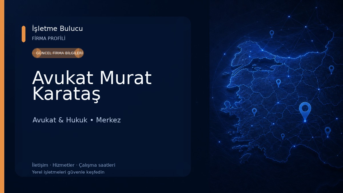 Avukat Murat Karataş