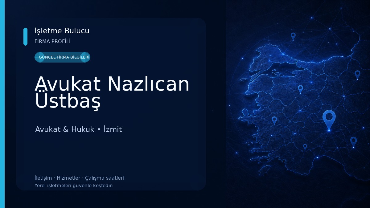 Avukat Nazlıcan Üstbaş