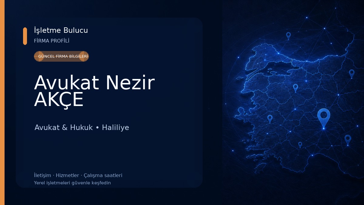 Avukat Nezir AKÇE