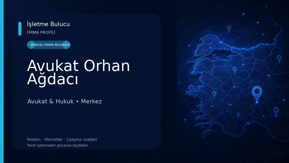 Avukat Orhan Ağdacı