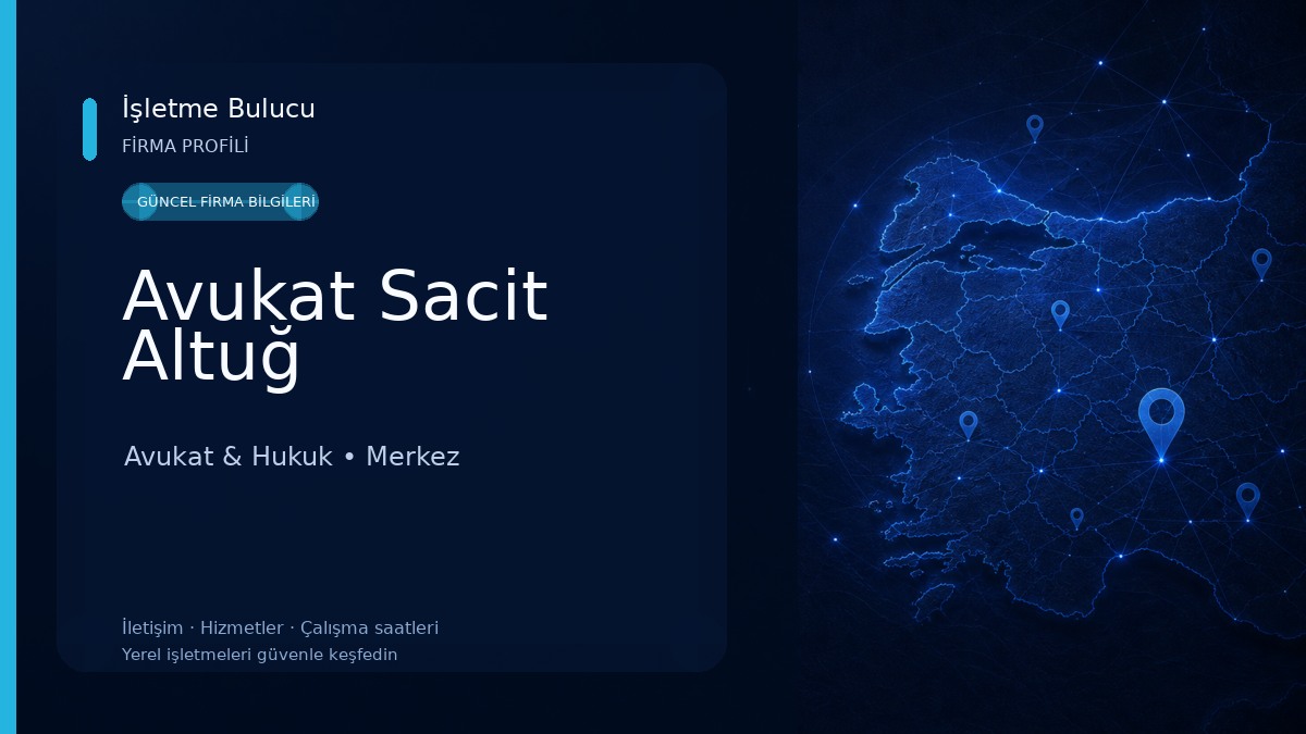 Avukat Sacit Altuğ