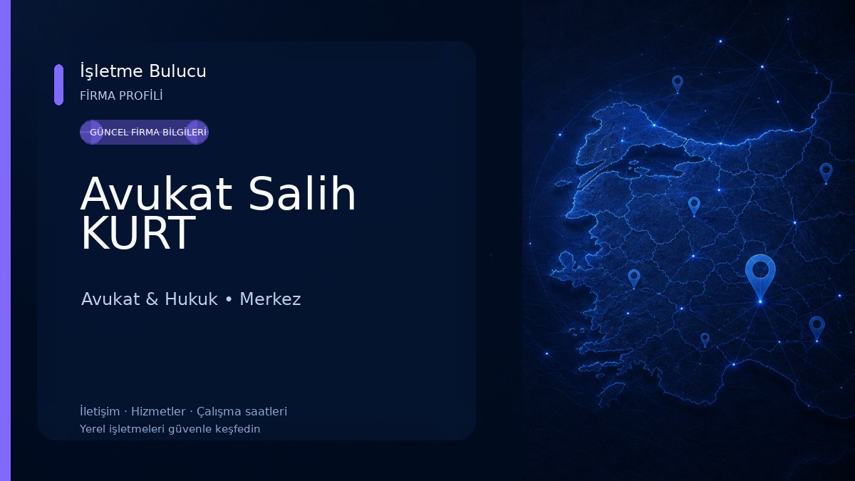 Avukat Salih KURT