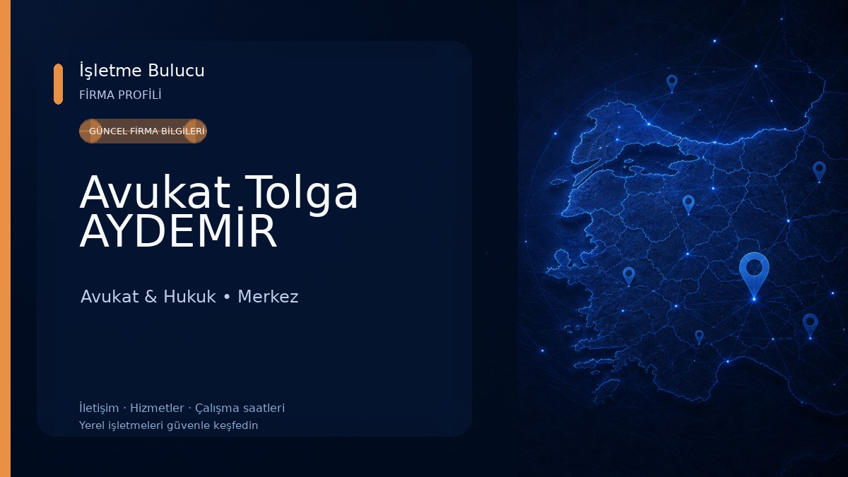 Avukat Tolga AYDEMİR