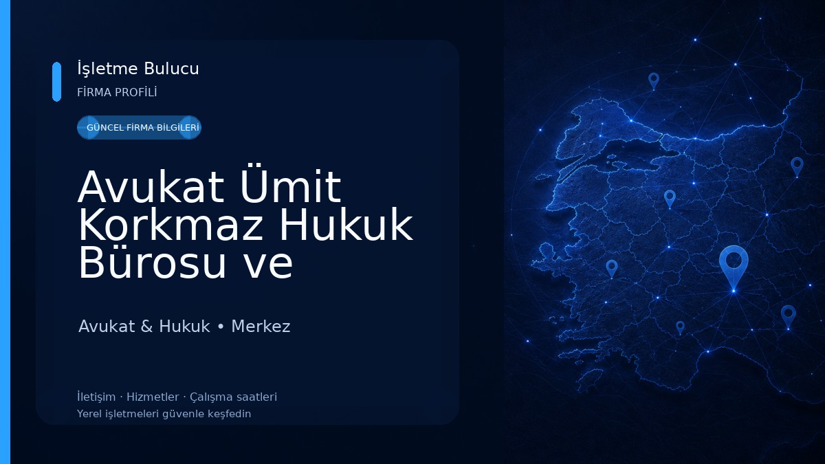 Avukat Ümit Korkmaz Hukuk Bürosu ve Arabuluculuk Kars