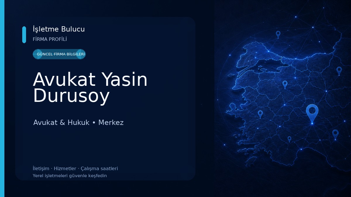 Avukat Yasin Durusoy