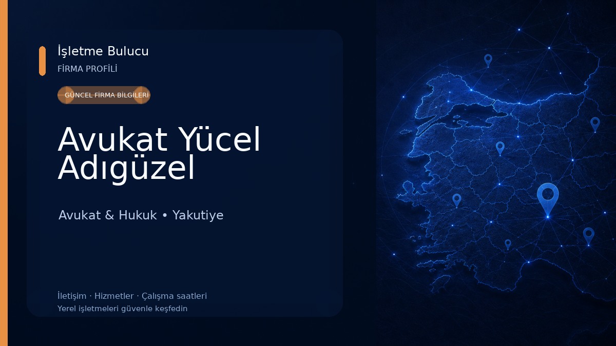 Avukat Yücel Adıgüzel