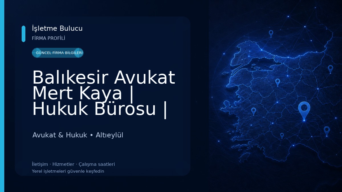 Balıkesir Avukat Mert Kaya | Hukuk Bürosu | Balıkesir Miras Avukatı | Balıkesir Ceza Avukatı | Balıkesir Boşanma Avukatı