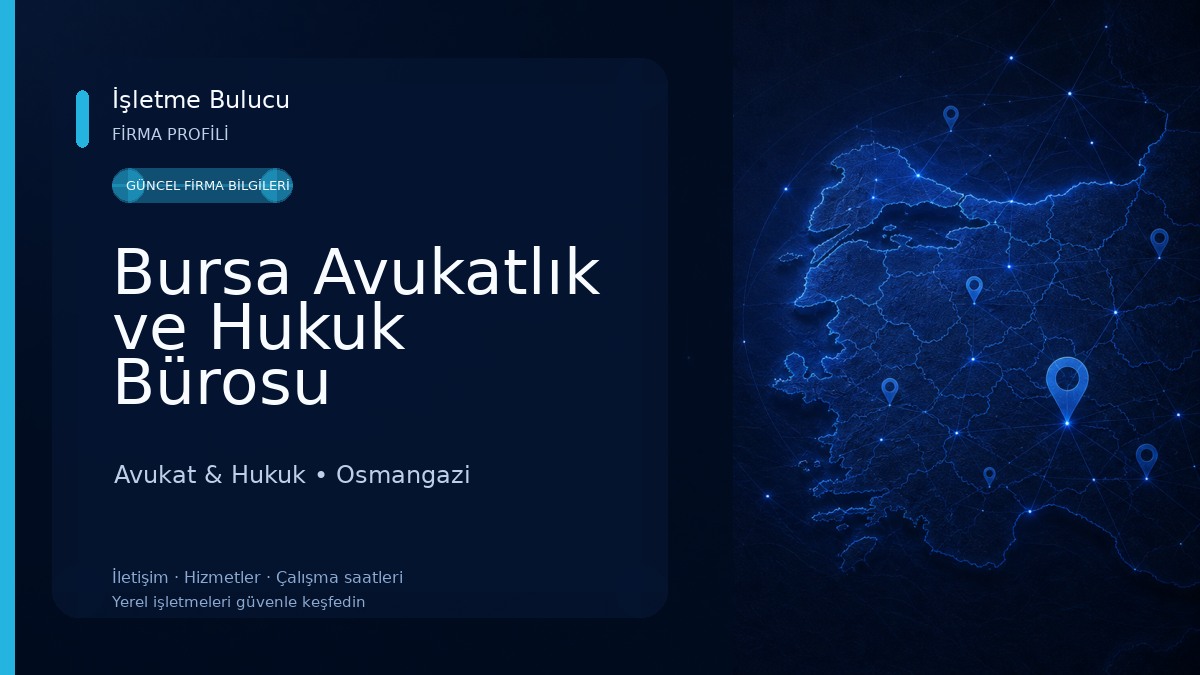 Bursa Avukatlık ve Hukuk Bürosu
