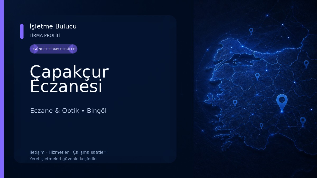 Çapakçur Eczanesi
