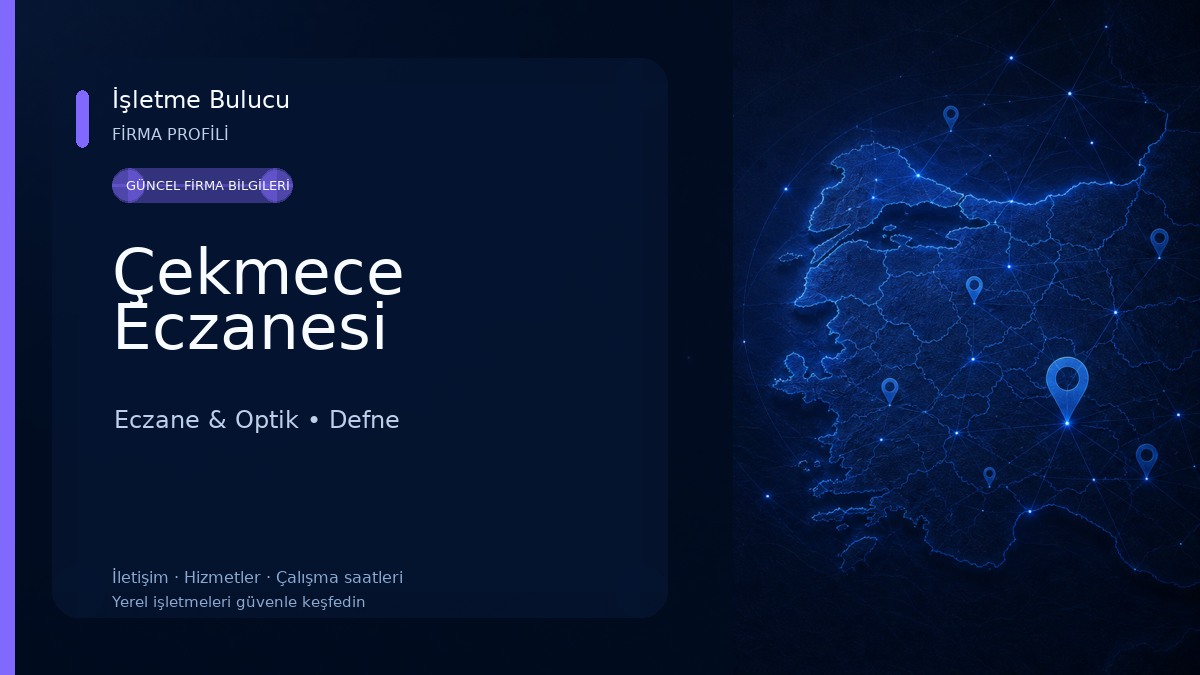 Çekmece Eczanesi