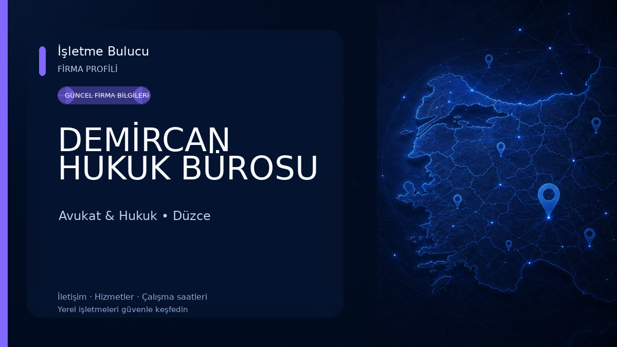 DEMİRCAN HUKUK BÜROSU