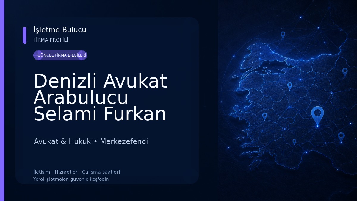 Denizli Avukat Arabulucu Selami Furkan KAYABAŞI | Denizli Ceza Avukatı,Denizli Kira Avukatı,İş Avukatı,Denizli Arabulucu