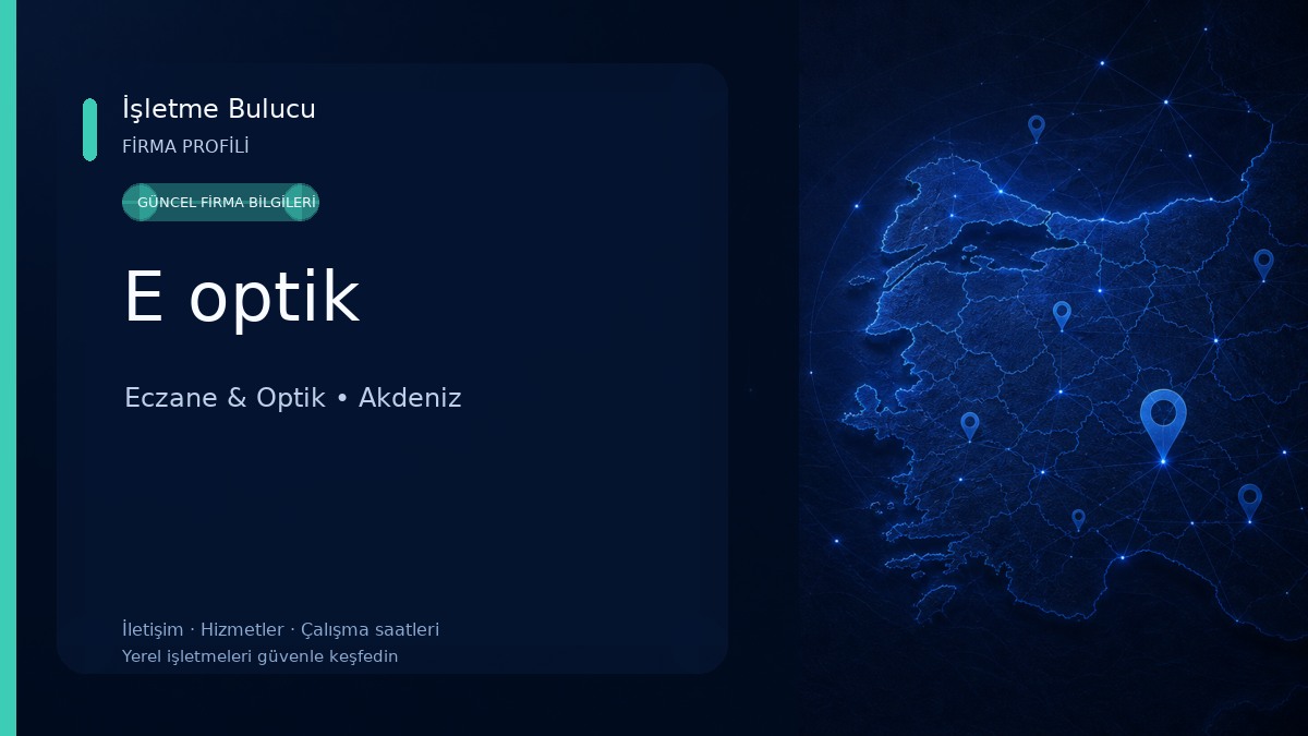 E optik