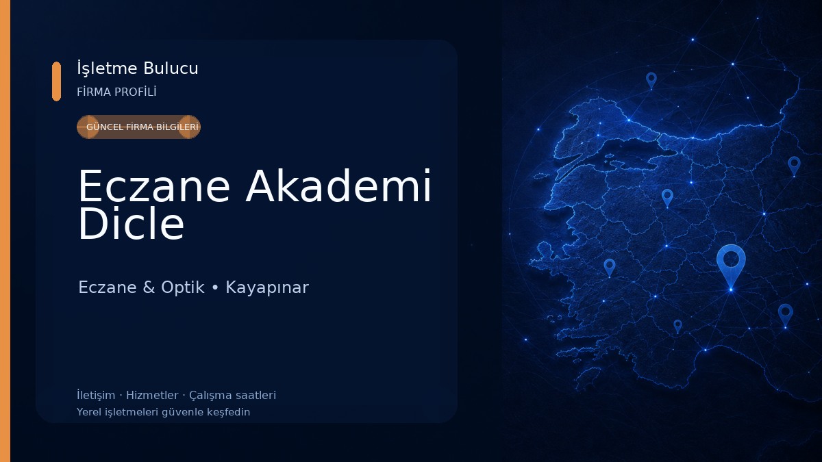 Eczane Akademi Dicle