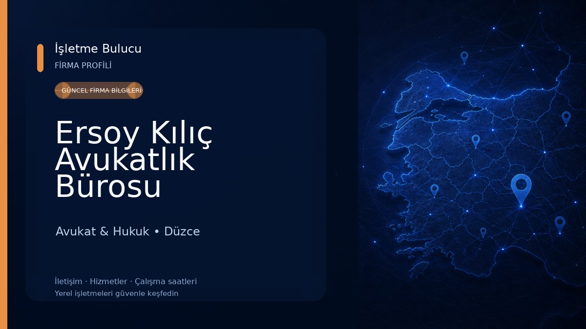 Ersoy Kılıç Avukatlık Bürosu