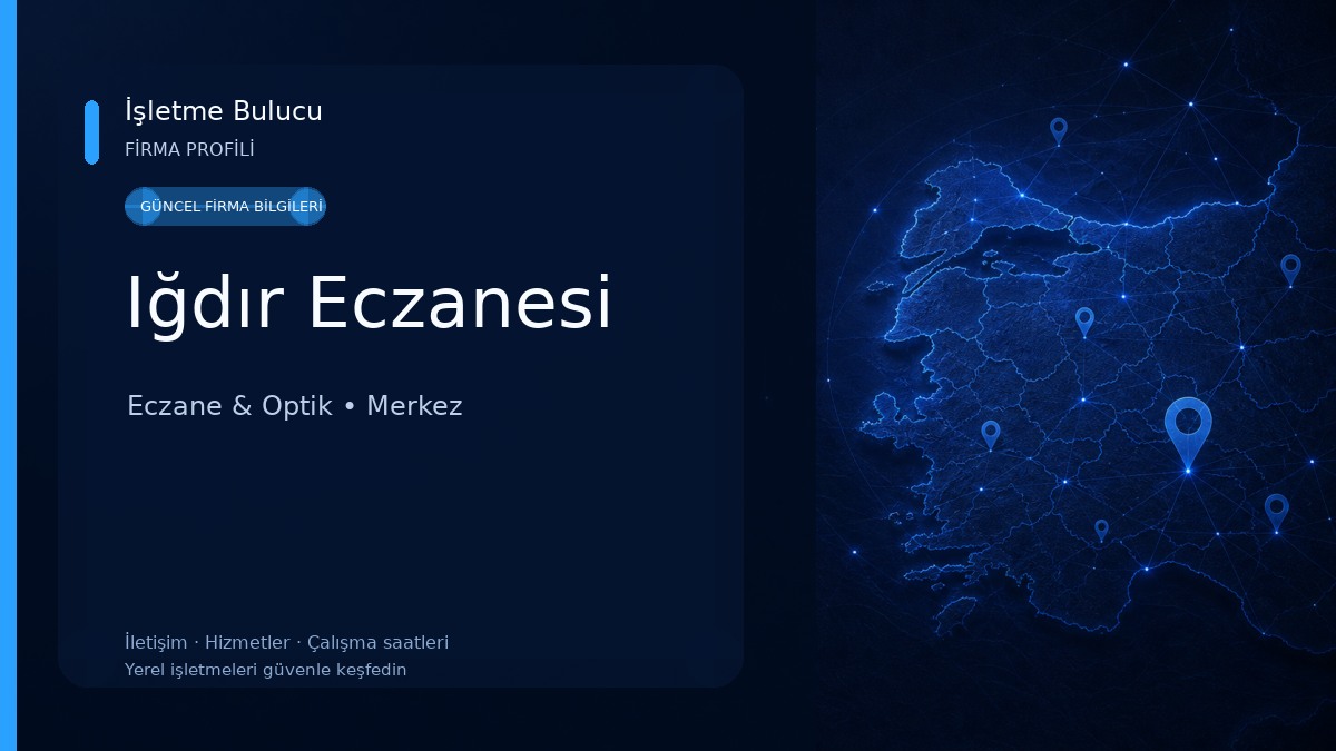 Iğdır Eczanesi