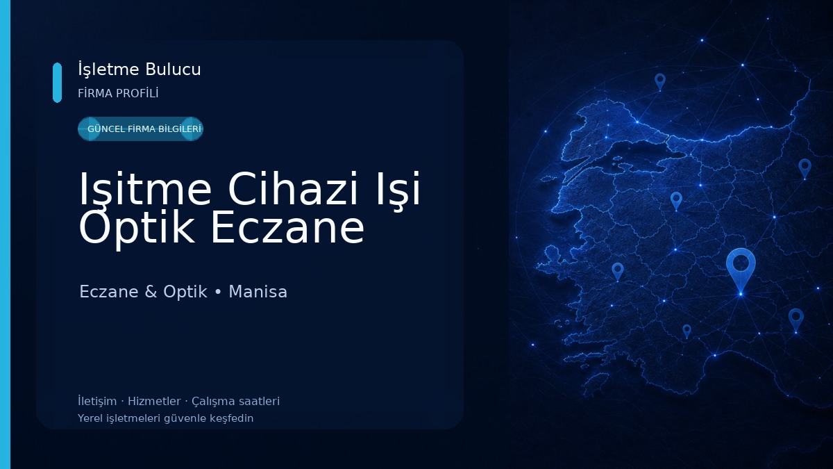 Işitme Cihazi Işi Optik Eczane