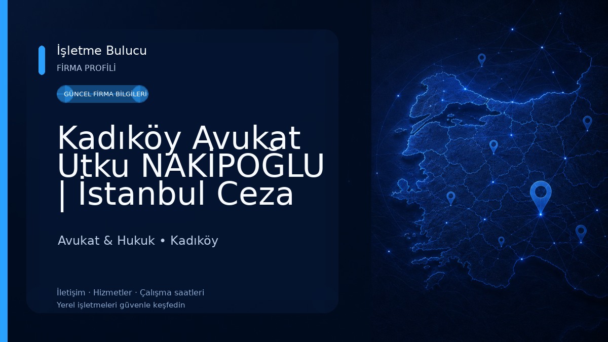 Kadıköy Avukat Utku NAKİPOĞLU | İstanbul Ceza Avukatı | Boşanma Avukatı | İşçi Avukatı | Göçmen Avukatı | İcra Avukatı